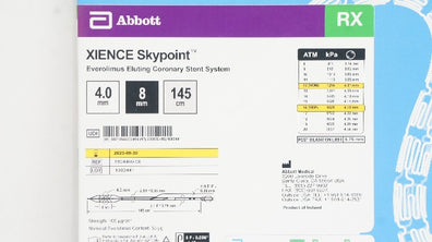 Abbott 1804400-08 XIENCE Skypoint Coronary Stent System 4.0mm x 8mm z 145cm (x)